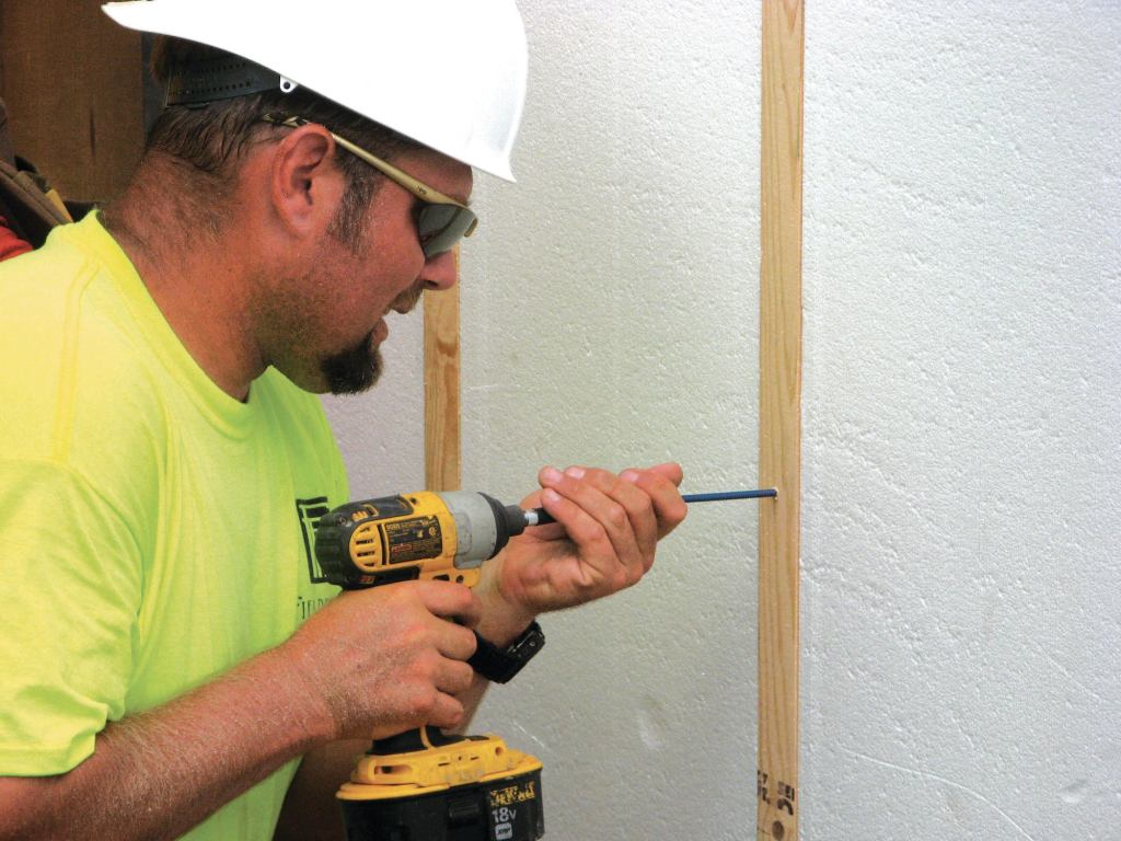 Extra Buffer EnergyMax panels separate exterior walls from interior sheetrock.