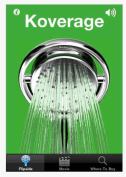 Kohler's Flipside Handheld Showerhead App for iPhone