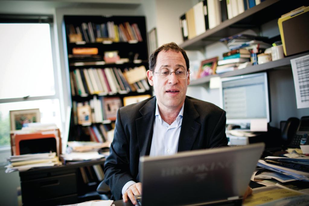 A New Narrative Emerges Bruce Katz, who runs the Brookings Institutions Metropolitan Policy program, sees a country thats re-examining its priorities when it comes to consumption and investment.