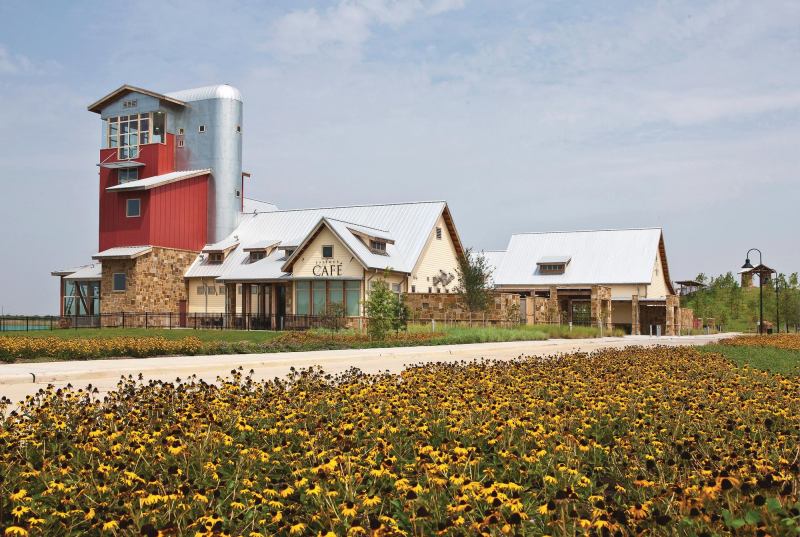 Range Grower Community buildings pay homage to Cross Creek’s ranch roots.