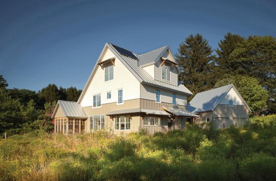 Four Boxes and a Roof The net-zero Great Diamond features double 2x4 stud walls, creating ample insulation space and a thermal break.