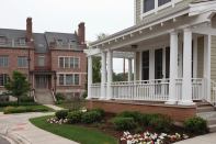 Lemons to Lemonade Built on the site of a project gone bust, the bungalows of SchoolStreet Homes complement a row of existing brownstones.