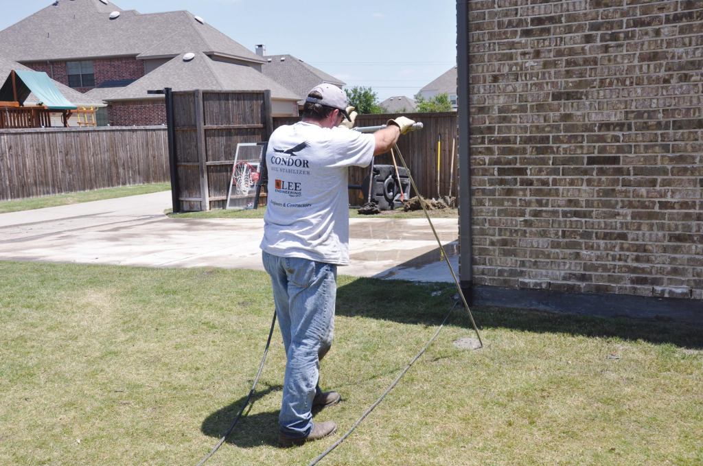 Deep Dip Licensed applicators typically treat soil under foundations at depths of 8 to 15 feet.