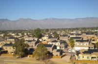 CONSUMPTION CONTROL Soaring Heights, a Lend Lease community at Davis-Monthan Air Force Base in Tuscon; Ariz., features homes powered by solar panels. Lend Lease is upgrading the energy efficiency of 40,000 homes on military bases around the country as part of its participation in the Better Buildings Challenge.