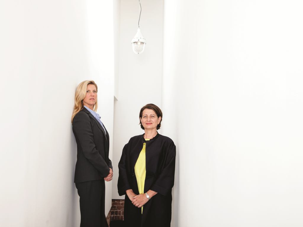 Danielle Dignan (left) of DM Development and Anne Fougeron of Fougeron Architecture are an industry rarity: a woman developer and woman architect who are collaborating on a project—a condo-and-retail development in San Francisco’s Hayes Valley.