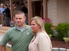 Vincent and Jamie Gizzarelli adopted three little boys last year, which left the family of seven in need of a home larger than their small apartment.