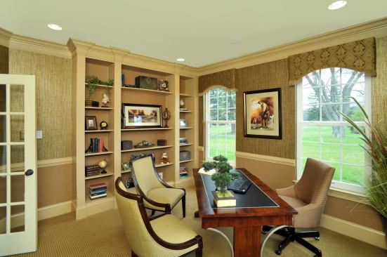 Providing flexible second-floor living space in its eight models, such as the home office pictured here, has been the key to success for Wyngate at Medford, an active-adult community in southern New Jersey where builder/developer Bob Meyer Communities has sold 90 of 233 units since its opening in 2009.
