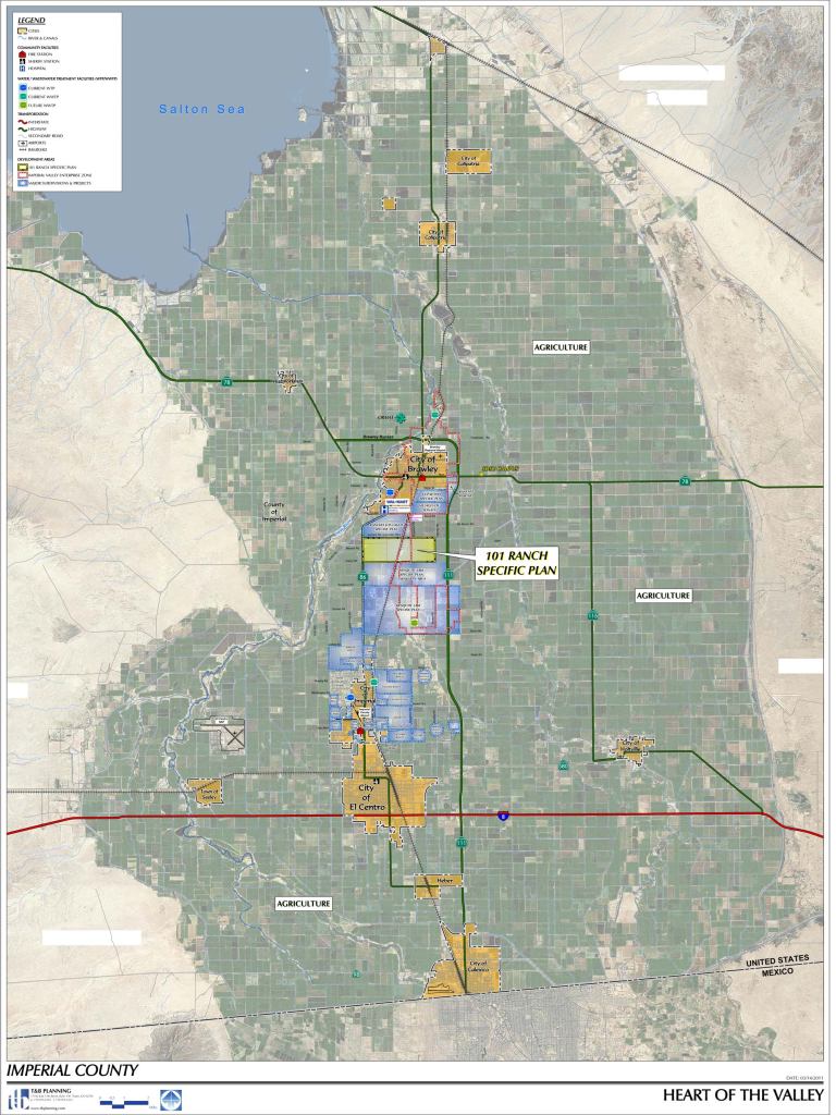 101 Ranch's 1,900 acres will include 73 neighborhoods. The community is positioned in the center of an area that is becoming a primary distribution route for businesses along the U.S.-Mexico border shipping into Southern California, Arizona, and Texas. (Click images to enlarge)