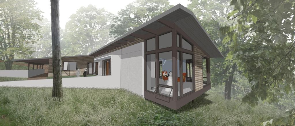 The Goodman House, by in situ studio, incorporates a structure of insulated precast concrete wall panels.