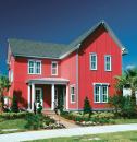 Big Red A bright and different color palette helps Laureate Park stand out.