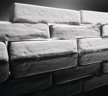 Lowering the Temperature Envitrum’s VitroBrick acts like a masonry material but takes 60 percent less heat to produce.