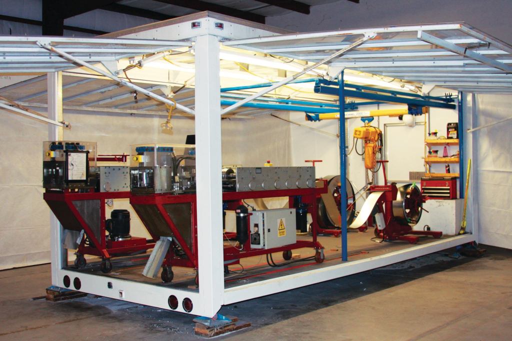 Have Factory, Will Travel This clever trailer enables steel framing to be manufactured on site.