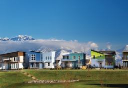 New Frontiers Solaris is part of a walkable, mixed-use community in South Jordan, Utah.