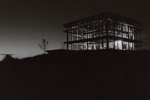 The Glass Cube, designed by Ralph Rapson, FAIA.