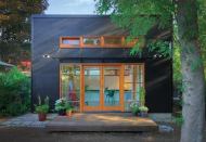 Michael Fifield, AIA, designed this 269-square-foot studio for the rear yard of a house in Eugene, Ore.