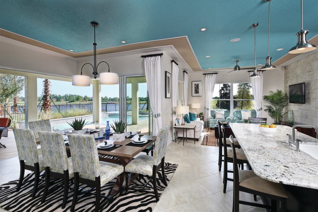 Sell female buyers on the benefits of features like granite counters.