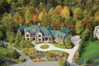 Feng shui principles favor curved paths leading to the front door.