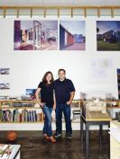 Katherine Hogan and Vincent Petrarca of Tonic Design | Tonic Construction, in their Raleigh, N.C., studio.