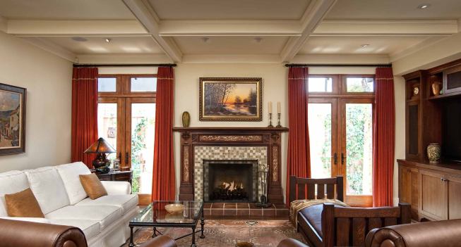 Unique Stone Imports, one of the tile supplier, travels the world picking up architectural salvage like sideboards and buffets. "Six years before the client walked through my door, he had found this in England and knew that someday, it would be right for one of my houses," says IS Architecture principle Ione Stiegler.