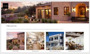 Allen Construction's rebranding effort encompasssed a name change and a completely new website, www.buildallen.com.