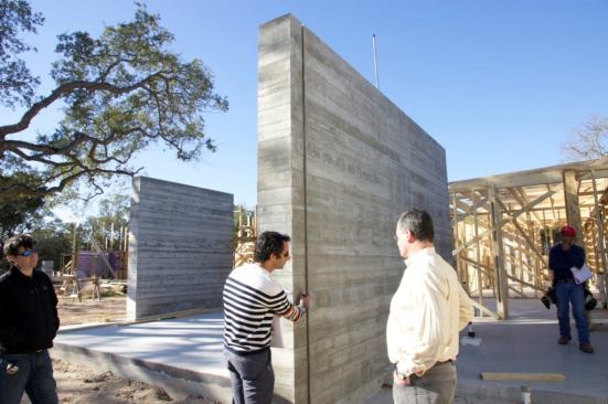 Architect Ernesto Cragnolino, AIA onsite for a meeting. The plans from Alterstudio have been superb.