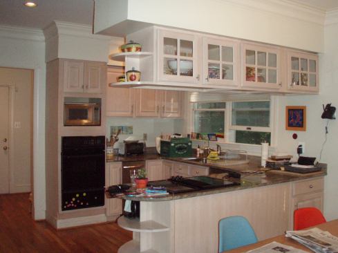 The kitchen, before
