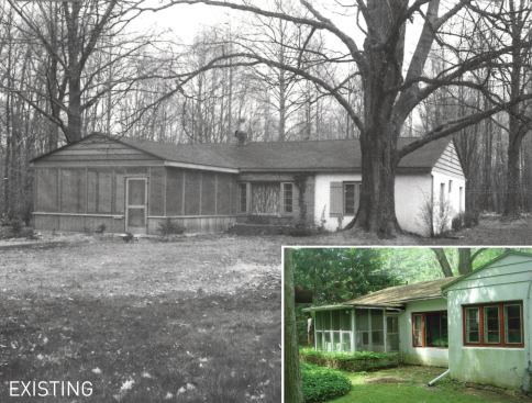 The original house on Cherry Beach Road had many issues: Its roof was caving in and its slab was slowly sinking, earning it the nickname "the Cherry Pit."