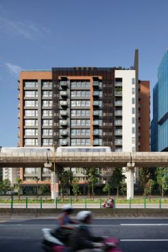 The buildings are in walking distance to the city- and country-wide high-speed rail systems.