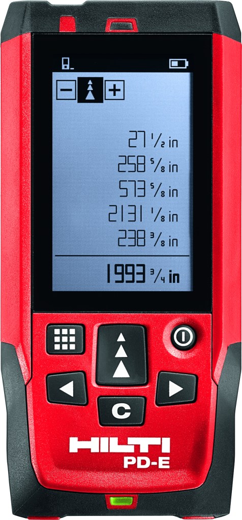 Hilti PD-E Laser Range Meter 