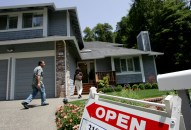 SAN RAFAEL, CA - MAY 17:  Real estate agents arrive at a brokers tour showing a house for sale with a list price of $1.3 million May 17, 2007 in San Rafael, California. The San Francisco Bay Area has seen the median price for existing single family homes surge 6.6% to $720,000 while the national median home price dropped 0.9% to $215,300 in March. Marin County led the Bay Area surge with the median home price reaching a record high of $1,010,000, the first county in the state of California to surpass the million dollar mark.  (Photo by Justin Sullivan/Getty Images)