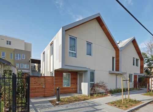 The homes are for those who make 30 to 50 percent of area median income. 