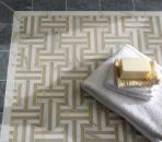 Gaston in polished Cream Onyx, Calacatta and Allure.