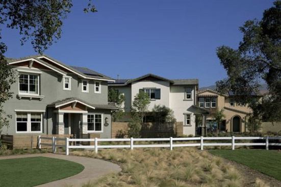 Homes in Olson's Oakgrove Walk community will come standard with 1.5 kW solar systems.
