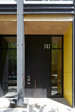 The building is targeted to working couples who want to live close to the office.