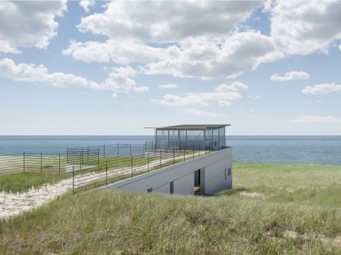 The design represents a minimalist intervention in a much-loved landscape.