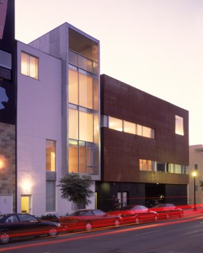 Titan Lofts, a 22-unit urban housing project adjacent to the San Diego Freeway.