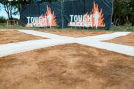 After being put through "The World's Toughest Mudder," Mohawk cleaned a swatch of their carpet to demonstrate its durability.
