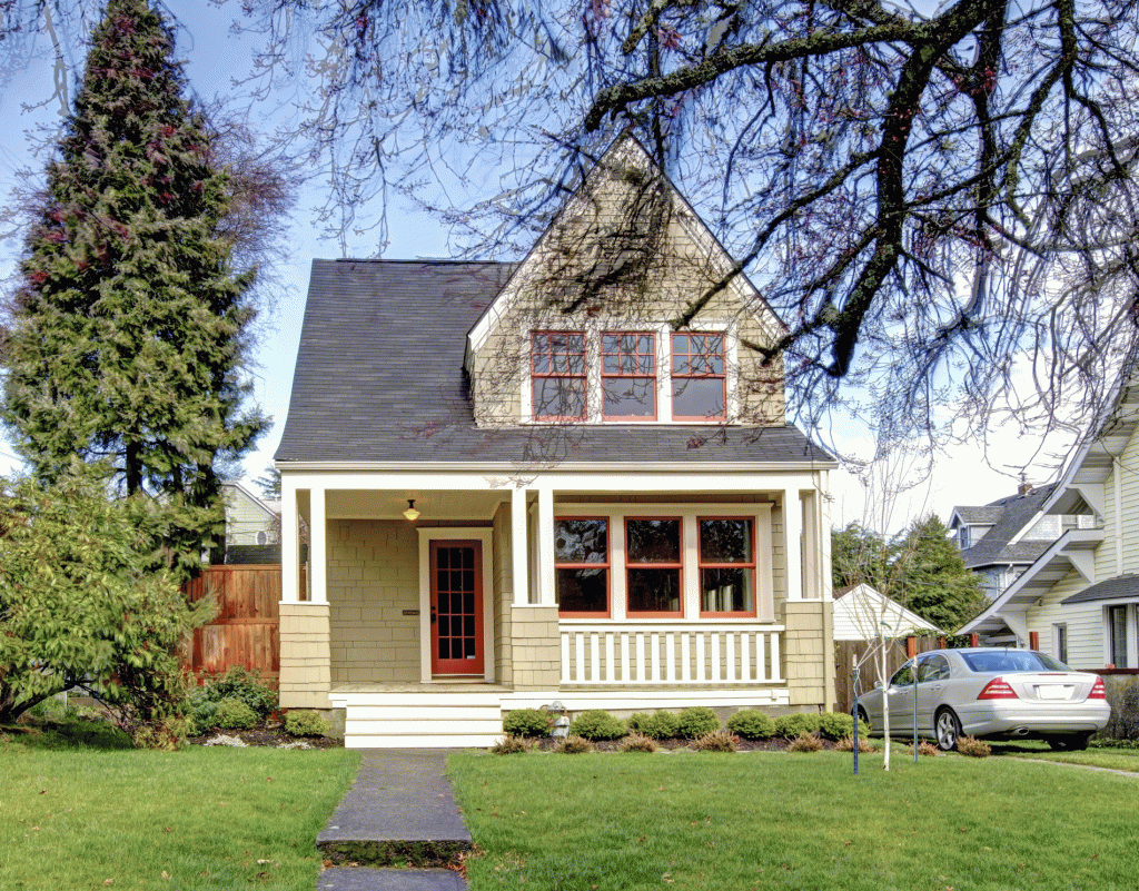 Many young buyers want their homes to be reflective of a certain historical period, such as this Craftsman-style dwelling.