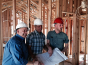TRI Pointe's Kevin Wilson, Pardee Homes' Klif Andrews and creative director Bobby Berk