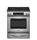 The KitchenAid Architect Series II 30-inch gas slide-in range is one of nine products from the Whirlpool family of brands to earn the new AHAM sustainability standard.