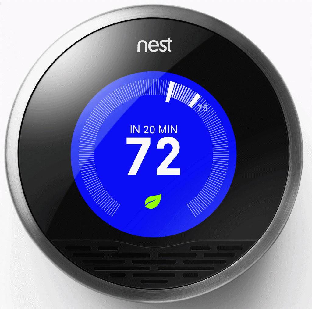 The Nest Leanring Thermostat from Nest Labs