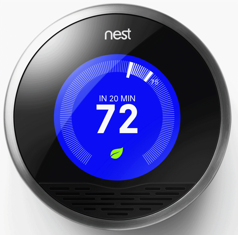 The Nest Leanring Thermostat from Nest Labs