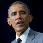 U.S President Barack Obama speaks before signing an Executive Order titled "Fair Pay and Safe Workplace" in the South Court Auditorium of the Eisenhower Executive Office Building next to the White House in Washington, D.C., U.S., on Thursday, July 31, 2014. The Executive Order requires prospective federal contractors to disclose labor law violations and give federal agencies more guidance on how to consider labor violations when awarding federal contracts. Photographer: Andrew Harrer/Bloomberg *** Local Caption *** Barack Obama