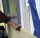 When HardiePlank covers the walls, ripped strips of the material can be used to form the rainscreen. Rainscreens can also be made with 1x3 solid wood strapping.