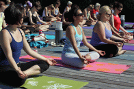 Increasingly, Americans are interested in wellness-based activities such as yoga, exercise, and eating healthy foods.