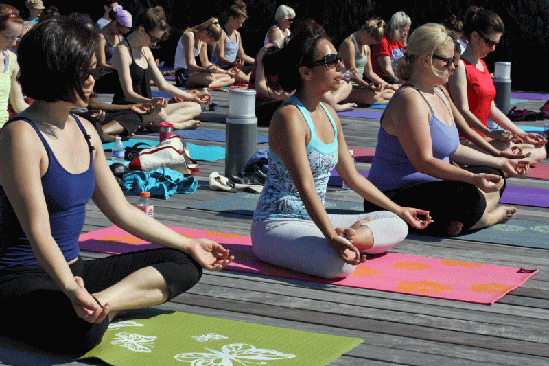 Increasingly, Americans are interested in wellness-based activities such as yoga, exercise, and eating healthy foods.