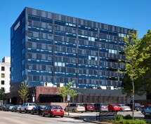 The redeveloped downtown Eau Claire
