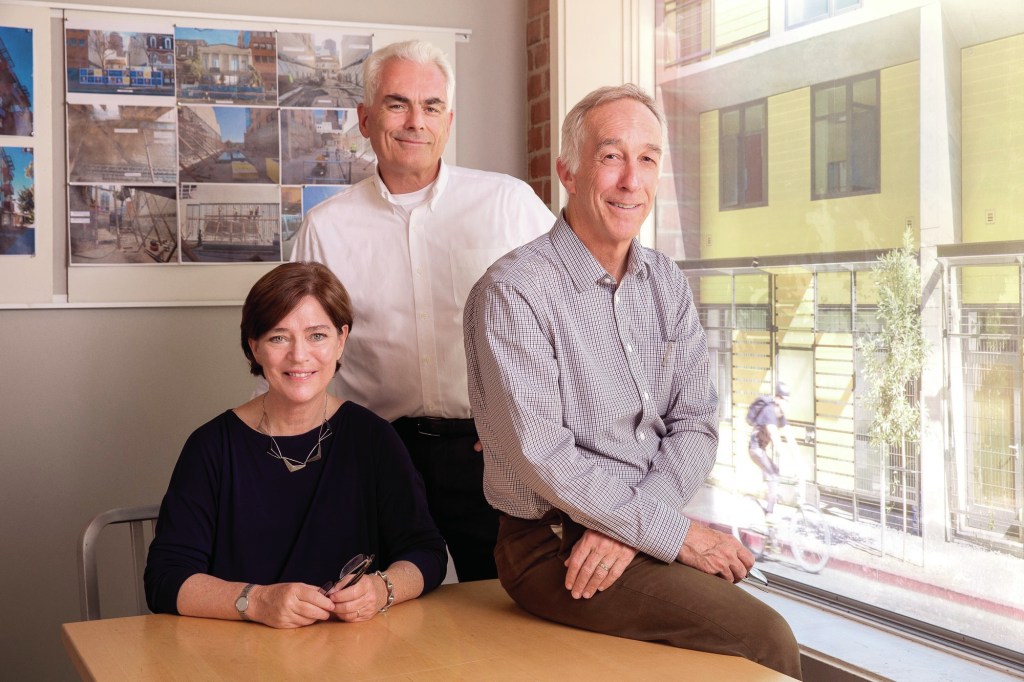 Marsha Maytum, Bill Leddy, and Richard Stacy (left to right)