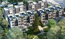 An aerial rendering of GIS International’s Park 12 community, which is set to open in 2017.