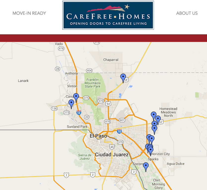 CareFree Homes name.